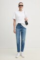 Tričko Calvin Klein Jeans J20J225247 bílá SS25