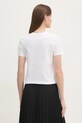 Oblečenie Bavlnené tričko Calvin Klein Jeans J20J225260 biela