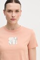 Bavlnené tričko Calvin Klein Jeans oranžová J20J225260