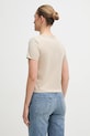 Одежда Хлопковая футболка Calvin Klein Jeans J20J225524 бежевый