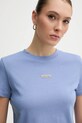 Bombažna kratka majica Calvin Klein Jeans modra J20J225524