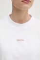 Bavlněné tričko Calvin Klein Jeans J20J225539 bílá