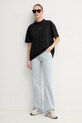 Хлопковая футболка Calvin Klein Jeans J20J225539 чёрный SS25