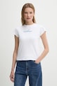 Μπλουζάκι Calvin Klein Jeans κανονικό λευκό LV047B828G