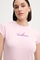 Calvin Klein Jeans tricou roz LV047B828G