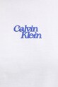 Bavlněné tričko Calvin Klein Jeans bílá LV047B851G