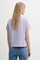 Бавовняна футболка Calvin Klein Jeans LV047B851G фіолетовий SS25