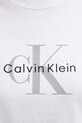 Bavlnené tričko Calvin Klein Jeans biela LV047B865G