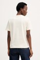 Odzież Calvin Klein Jeans t-shirt damski bawełniany LV047B865G beżowy