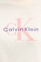 Calvin Klein Jeans t-shirt damski bawełniany LV047B865G beżowy