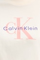 Calvin Klein Jeans t-shirt damski bawełniany LV047B865G beżowy