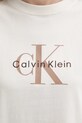 Calvin Klein Jeans t-shirt bawełniany beżowy LV047B865G