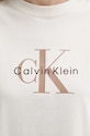 Бавовняна футболка Calvin Klein Jeans бежевий LV047B865G
