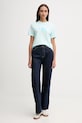 Calvin Klein Jeans t-shirt bawełniany LV047B865G turkusowy NC25