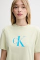 Oblečenie Bavlnené tričko Calvin Klein Jeans LV047B865G zelená