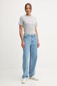 Бавовняна футболка Calvin Klein Jeans LV047B865G сірий AW25