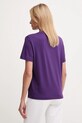 Ρούχα Βαμβακερό μπλουζάκι Calvin Klein Jeans LV047B865G μωβ