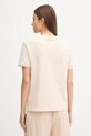 Памучна тениска Calvin Klein Jeans LV047B865G бежов SS25
