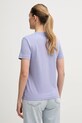 Одяг Бавовняна футболка Calvin Klein Jeans J20J225545 фіолетовий
