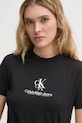 Calvin Klein Jeans t-shirt bawełniany czarny J20J225545