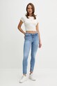 Tričko Calvin Klein Jeans LV047AB802 béžová SS25