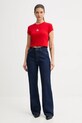 Calvin Klein Jeans t-shirt LV047AB802 czerwony AW25
