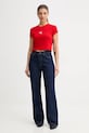 Calvin Klein Jeans t-shirt LV047AB802 czerwony AW25