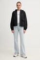 Bavlněné tričko Calvin Klein Jeans LV047B863G bílá SS25