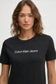 Хлопковая футболка Calvin Klein Jeans чёрный LV047AB805