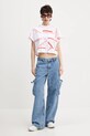 Karl Lagerfeld Jeans t-shirt bawełniany A2W17034 biały SS25