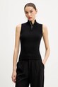 Top Karl Lagerfeld Jeans slim černá A2W18001
