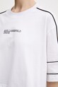 Karl Lagerfeld Jeans tricou din bumbac A2W17028 alb