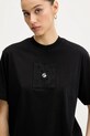 Памучна тениска Karl Lagerfeld Jeans черен A2W17096
