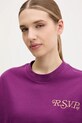 Fila t-shirt bawełniany Leffinge różowy FAW1029