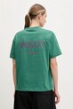 Odzież Fila t-shirt bawełniany Leffinge FAW1029 zielony