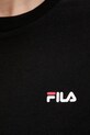Fila t-shirt bawełniany Lignano FAW1053 czarny