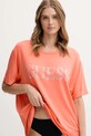Guess t-shirt E5GI07.K68D2 pomarańczowy SS25