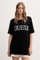 Guess t-shirt tessuto elasticizzato nero E5GI07.K68D2
