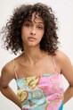 Пляжный топ Guess бирюзовый E5GH02.WH4V0