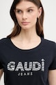 Gaudi t-shirt regular granatowy 511BD64021