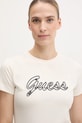 Guess t-shirt in cotone beige V5GI02.K9RM1
