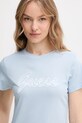 Одежда Хлопковая футболка Guess V5GI02.K9RM1 голубой
