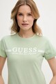 Odzież Guess t-shirt bawełniany V5GI03.I3Z14 zielony