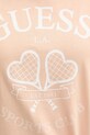 Guess t-shirt bawełniany pomarańczowy V5GI04.I3Z14