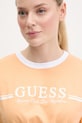 Guess tricou din bumbac portocaliu V5GI05.I3Z14