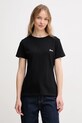 Bavlnené tričko Guess IRIS relaxed čierna V5GI06.KCRZ1