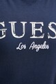 Guess t-shirt bawełniany CLEMATIS V5GI09.K9RM1 granatowy