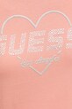 Βαμβακερό μπλουζάκι Guess NARCISO V5GI10.K9RM1 πορτοκαλί