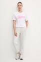 Guess t-shirt bawełniany dziecięcy ARDISIA V5GI12.K9RM1 biały SS25