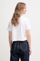 Βαμβακερό μπλουζάκι Guess FILANTA V5GI18.I3Z14 λευκό SS25